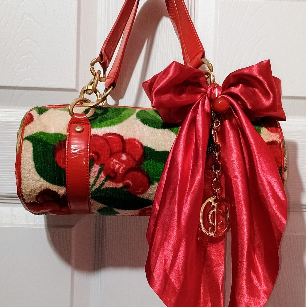 Coveted Y2K Juicy Couture Cherry Red Velour Bag